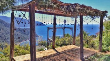 Caliente Bungalow kabak koyu