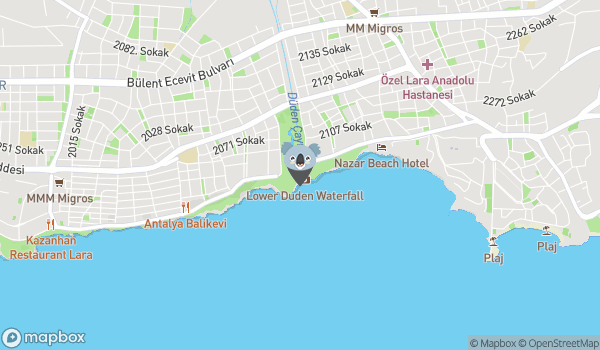 Antalya Aşağı Düden (Kıyı) Şelalesi