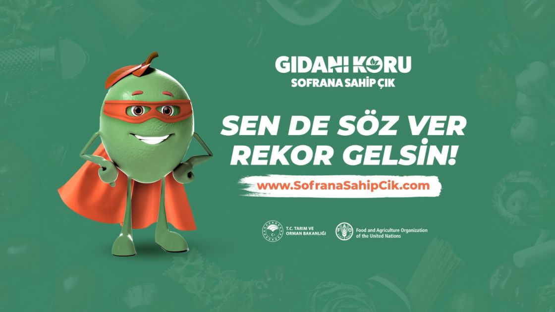 Sofrana Sahip Çık Kampanyası'na destek verenler adına fidan dikilecek 
